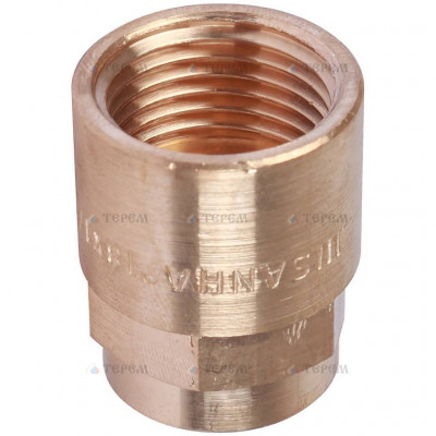 Sanha 4270g переход ВП-ВР, бронза18x1/2, для медных труб под пайку