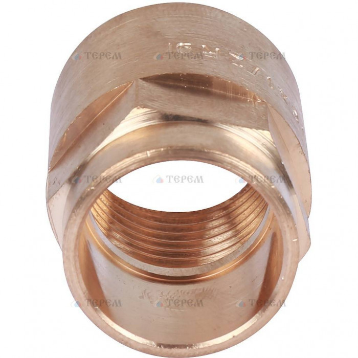 Sanha 4270g переход ВП-ВР, бронза18x1/2, для медных труб под пайку