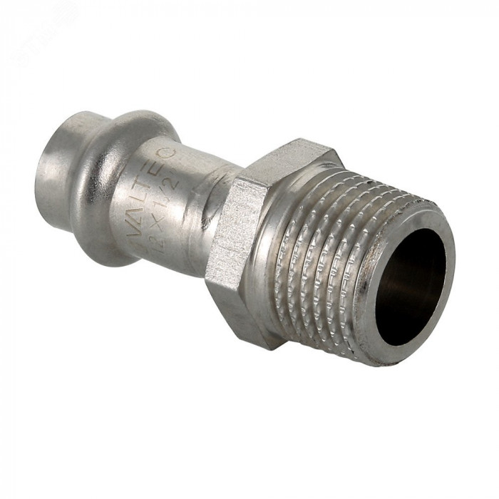 Муфта резьбовая нерж. сталь с нар.р. 22х3/4 Valtec