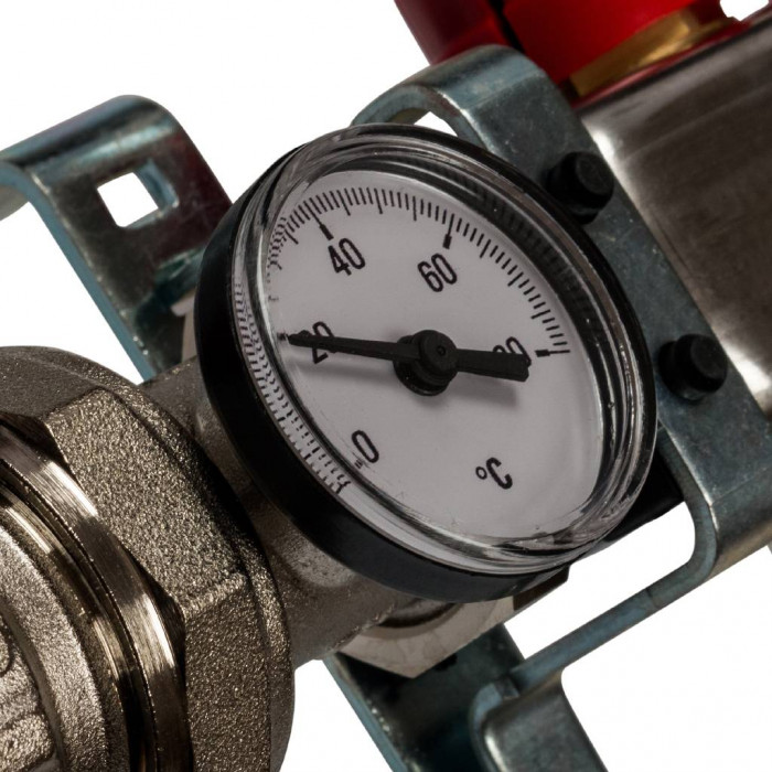 STOUT Коллектор из нержавеющей стали в сборе с расходомерами 10вых.