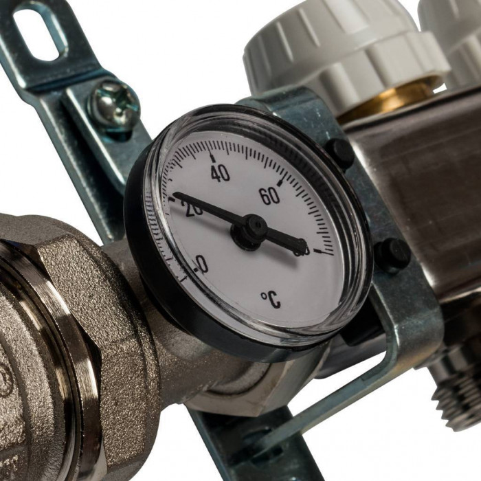 STOUT Коллектор из нержавеющей стали в сборе с расходомерами 10вых.