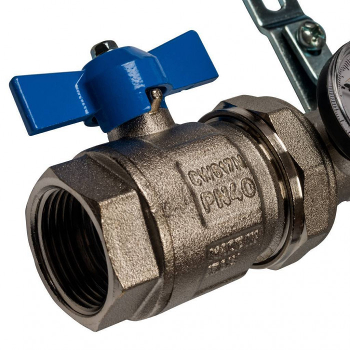 STOUT Коллектор из нержавеющей стали в сборе с расходомерами 10вых.