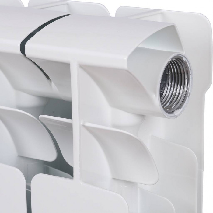 Биметаллический радиатор RIFAR BASE 500, 11 секций, боковое подключение, белый