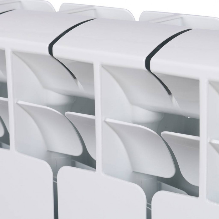 Биметаллический радиатор RIFAR BASE 500, 11 секций, боковое подключение, белый