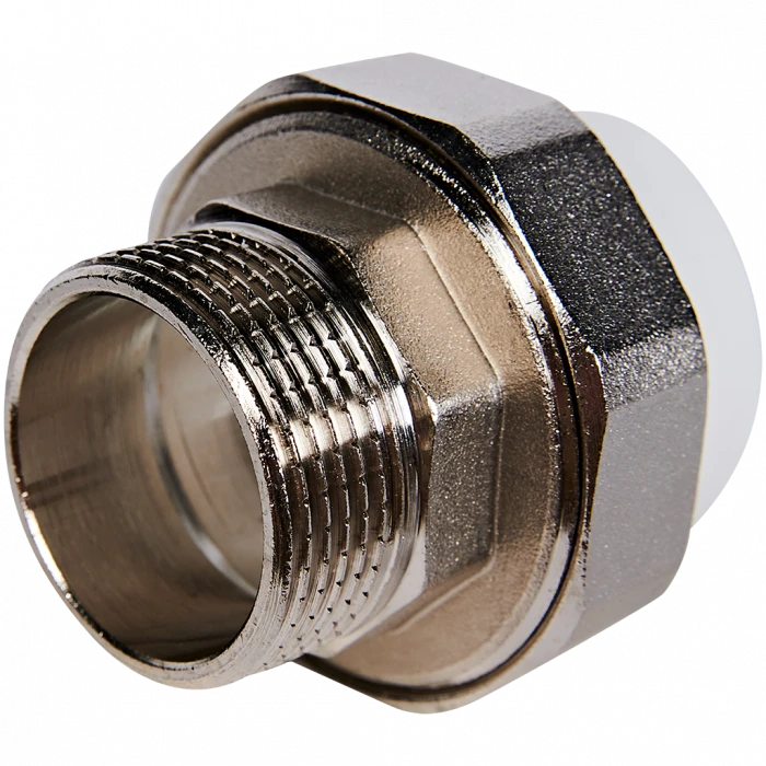 Муфта комбинированная Pro Aqua d=40-1.1/4 PP-R разъемная (американка) НР Белая