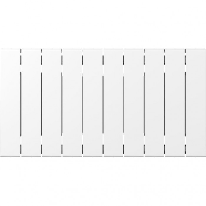 Биметаллический радиатор RIFAR SUPReMO 350, 10 секций, боковое подключение, белый
