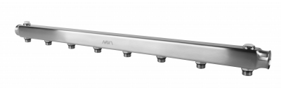 Коллектор из нержавеющей стали MVI, м\ц 100мм, 1&quot;x1/2&quot;, 8 выходов